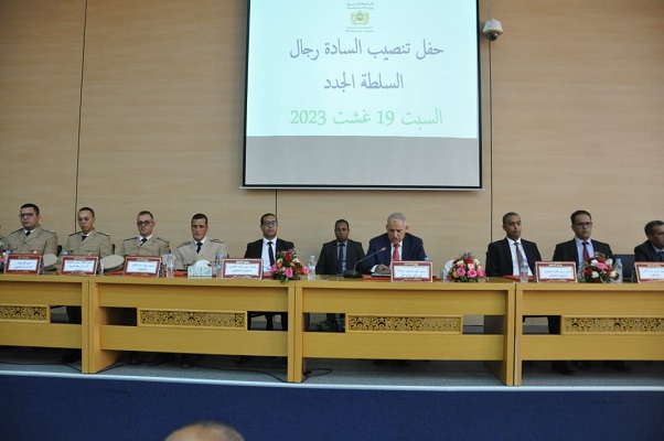 تنصيب رجال السلطة الجدد بإقليم سيدي إفني