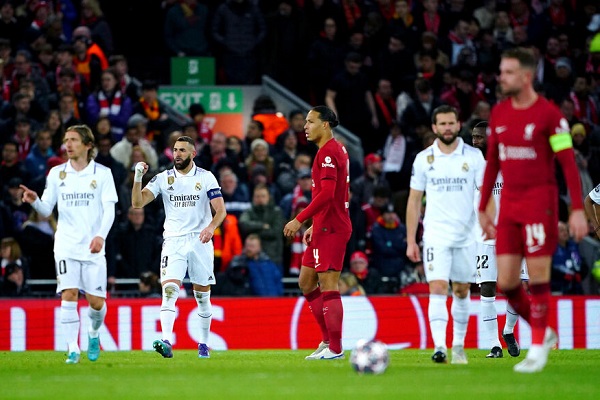 ليفربول يواجه الريال في اياب ثمن نهائي أبطال أوروبا ويمني النفس بتكرار سيناريو مواجهته مع البارصا 