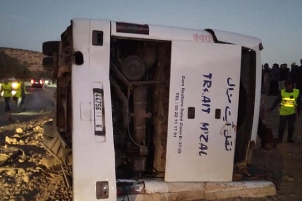 عقوبة زجرية رادعة لسائق حافلة نقل المسافرين التي أودت بحياة 3 ركاب 