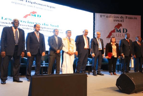 الداخلة / إختتام أشغال الدورة الثانية لمنتدى المغرب الدبلوماسي - الصحراء   .