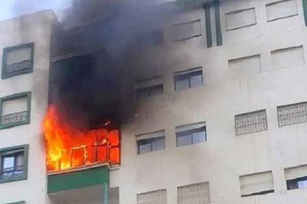 تطوان/ اندلاع حريق بشقة يخلف خسائر مادية كبيرة 