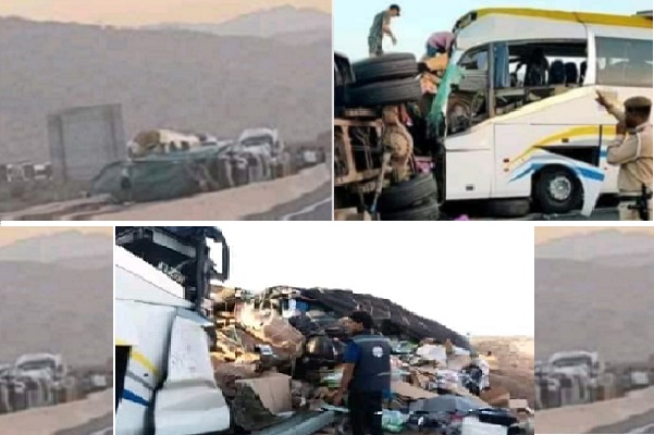 حادثة سير قاتلة بالطريق السيار بين حافلة لنقل المسافرين وشاحنة مقطورة تخلف 4 قتلى و39 جريحا