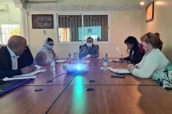 العيون / رئيس اللجنة الجهوية لحقوق الإنسان بجهة العيون الساقية الحمراء يستقبل وفدا عن السفارة الأمريكية بالرباط 