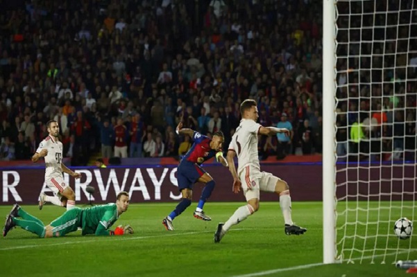 مفاجات بالجملة في دوري أبطال أوروبا أهمها تكسير البارصا نحس عقدة الهزائم امام البايرن  