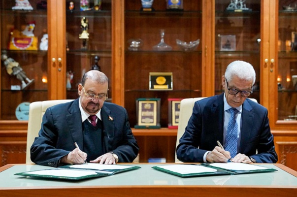 رئيس مجلس النواب اليمني يؤكد على موقف بلاده الثابت في دعم الوحدة الترابية للمملكة
